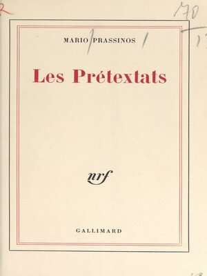 cover image of Les Prétextats